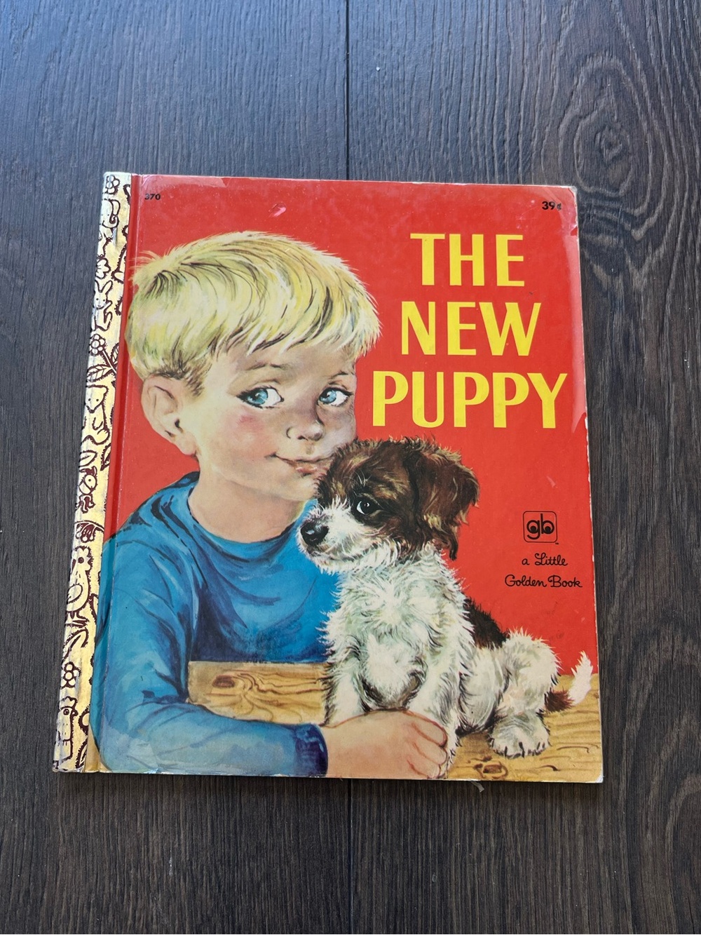 Vintage 1959 Copy of A Little Golden Book “The New Puppy” Children’s Book